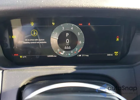 2025 Land Rover Range Rover Velar Dynamic Se из США, поврежденный, VIN SALYL2EX0SA809757